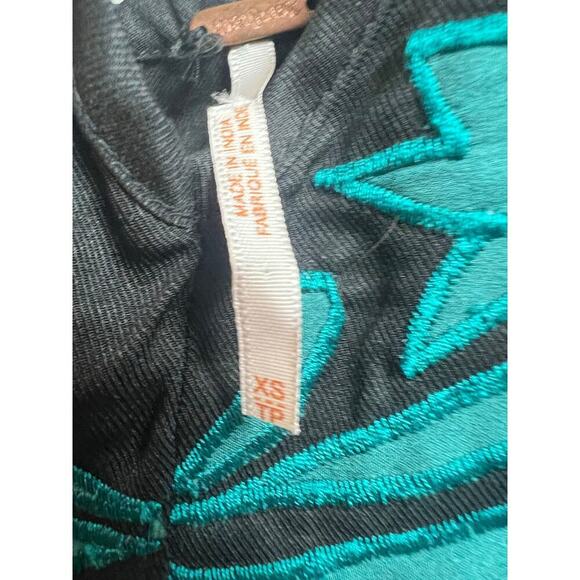 Free People Everblue Romper Black Blue XS - Picture 4 of 12